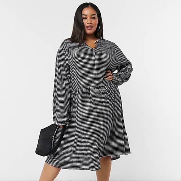 ASOS Curve Dresses & Skirts - NWT Only Curve Houndstooth Dress